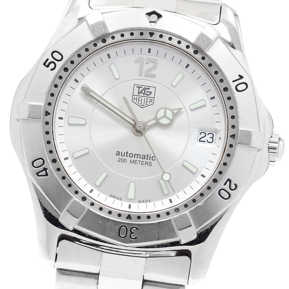 TAG HEUER 2000 series WK2116-1 Date Silver Dial Automatic Men's Watch_919224