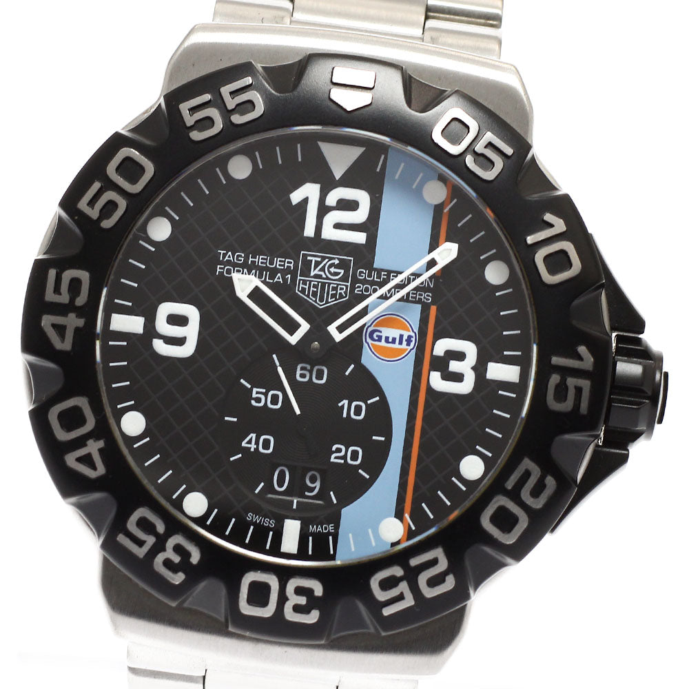 TAG HEUER Formula 1 Grand Date Gulf WAH1013 Date Quartz Men's Watch_919229