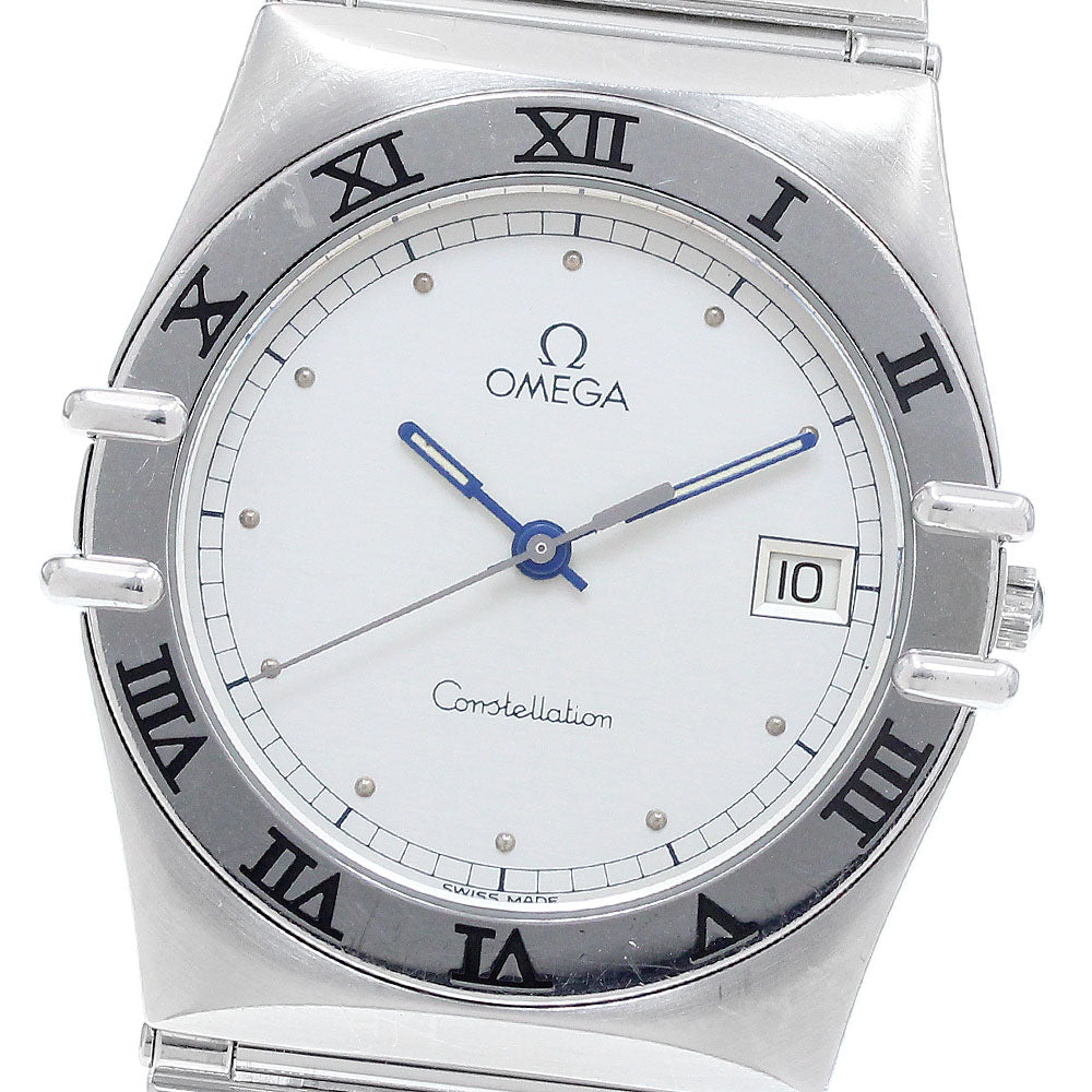 OMEGA Constellation Date Silver Dial Quartz Men's Watch_919230