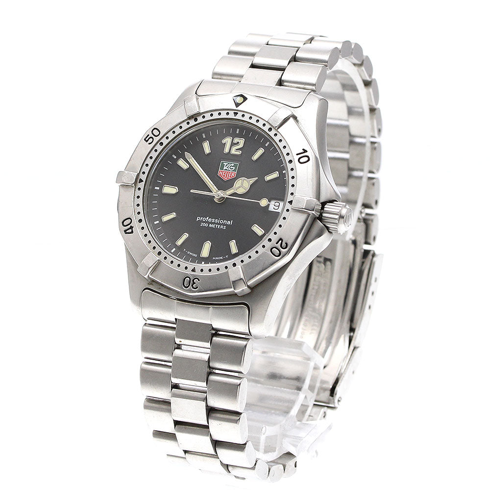 TAG HEUER Professional 200 m WK1110 Date black Dial Quartz Men's Watch_919231