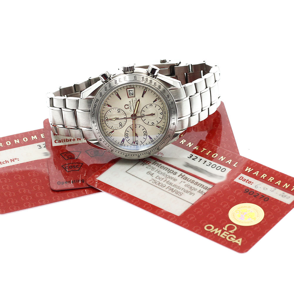 OMEGA Speedmaster 3211.30 Date Silver Dial Automatic Men's Watch_919246