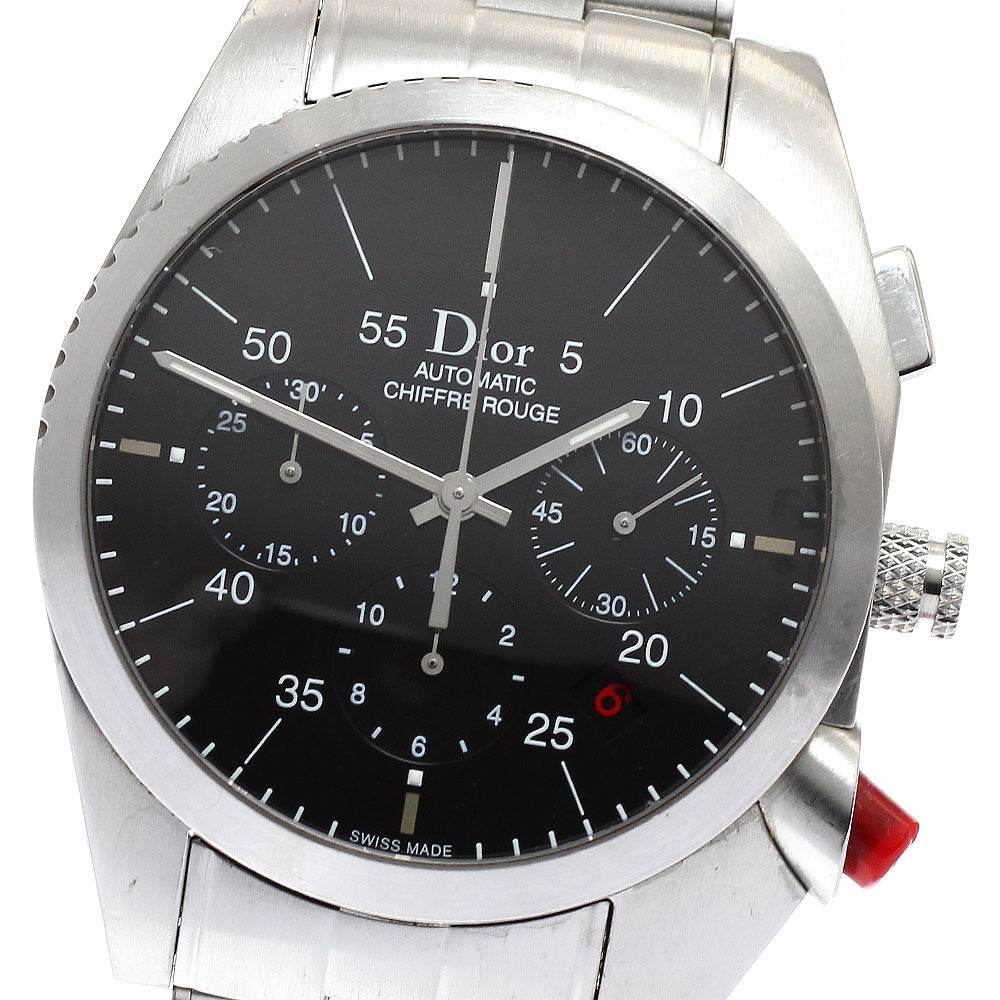 Dior Cyfuru Rouge CD084610 Date Chronograph black Dial Automatic Men's_919325