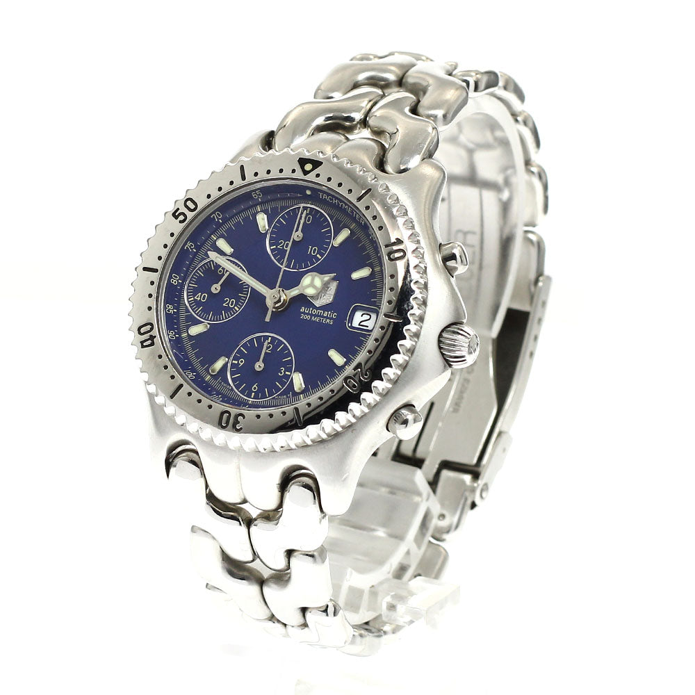 TAG HEUER S/el CG2111-R0 Chronograph Date Navy Dial Automatic Men's Watch_919331