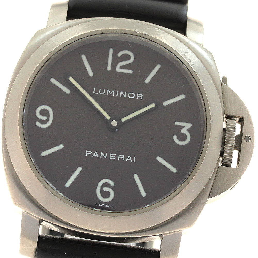 PANERAI Luminol base PAM00116 Dark Brown Dial Hand Winding Men's Watch_919336