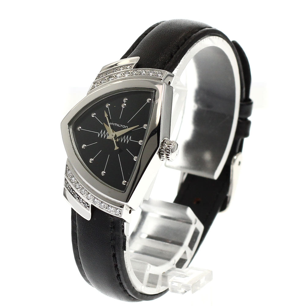 HAMILTON Ventura H242610 diamond black Dial Quartz Ladies Watch_919348