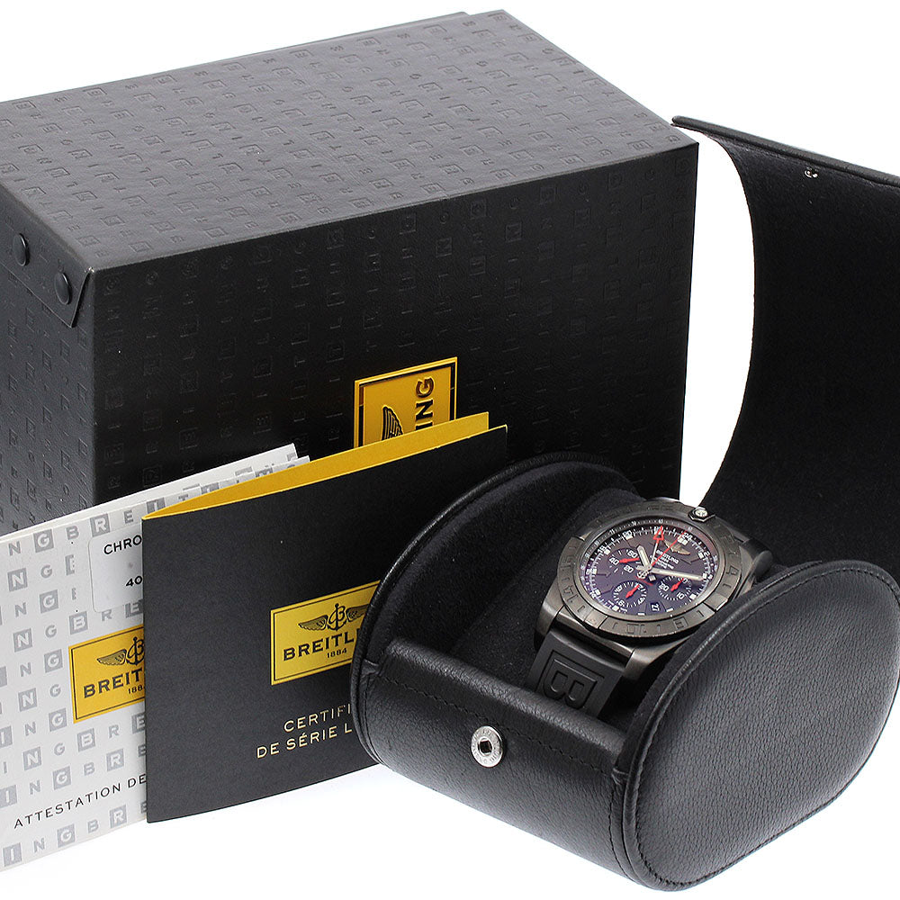 BREITLING Chronomat black steel MB0413 GMT limited edition AT Men's_919358