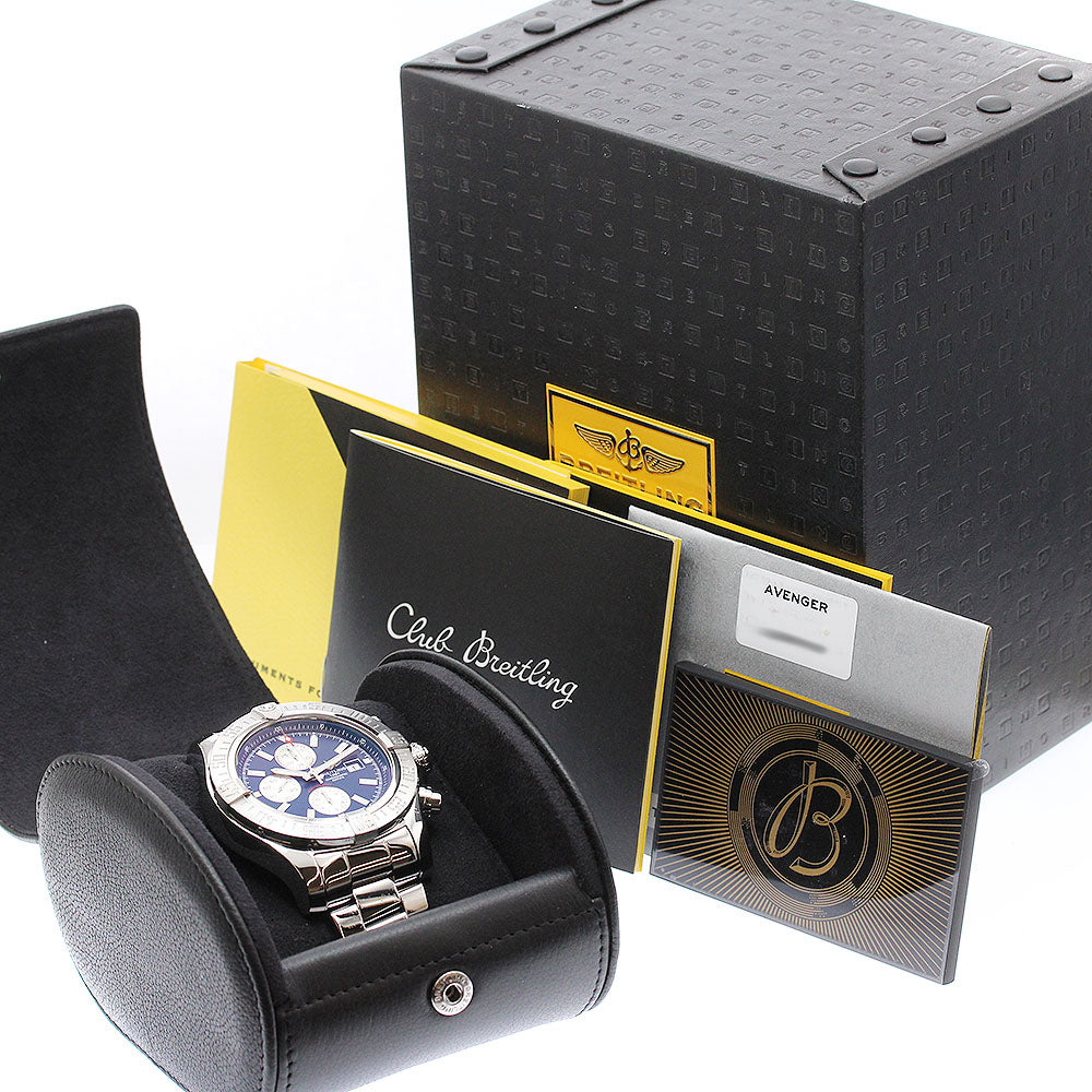 BREITLING Super Avenger II A13371 Date Chronograph Automatic Men's Watch_919359