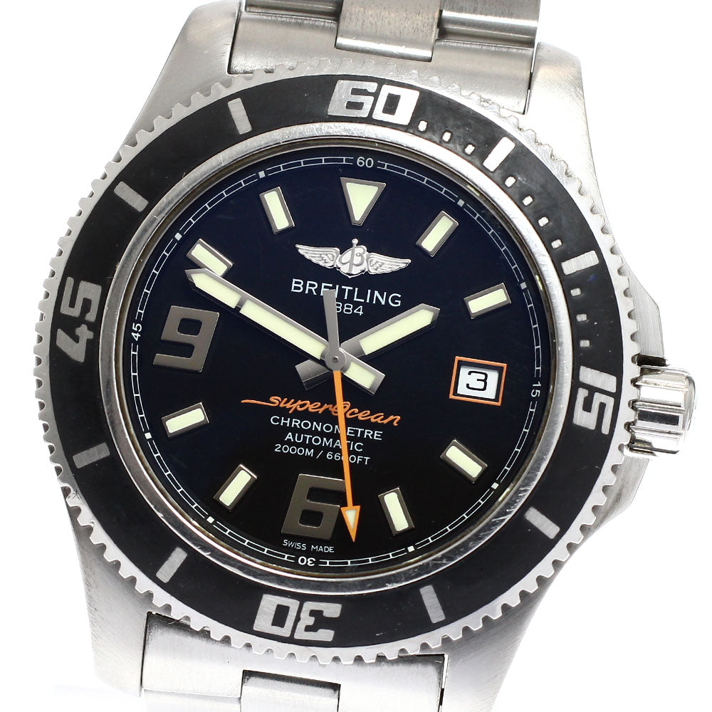 BREITLING Super Ocean 44 A17391 Date black Dial Automatic Men's Watch_919374