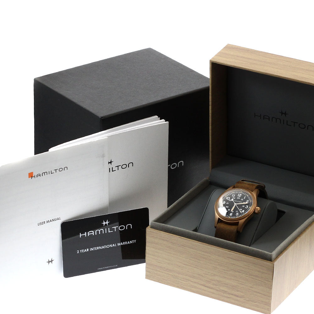 HAMILTON Khaki Field Mechanical Bronze H694590 Hand Winding Men's Watch_919378