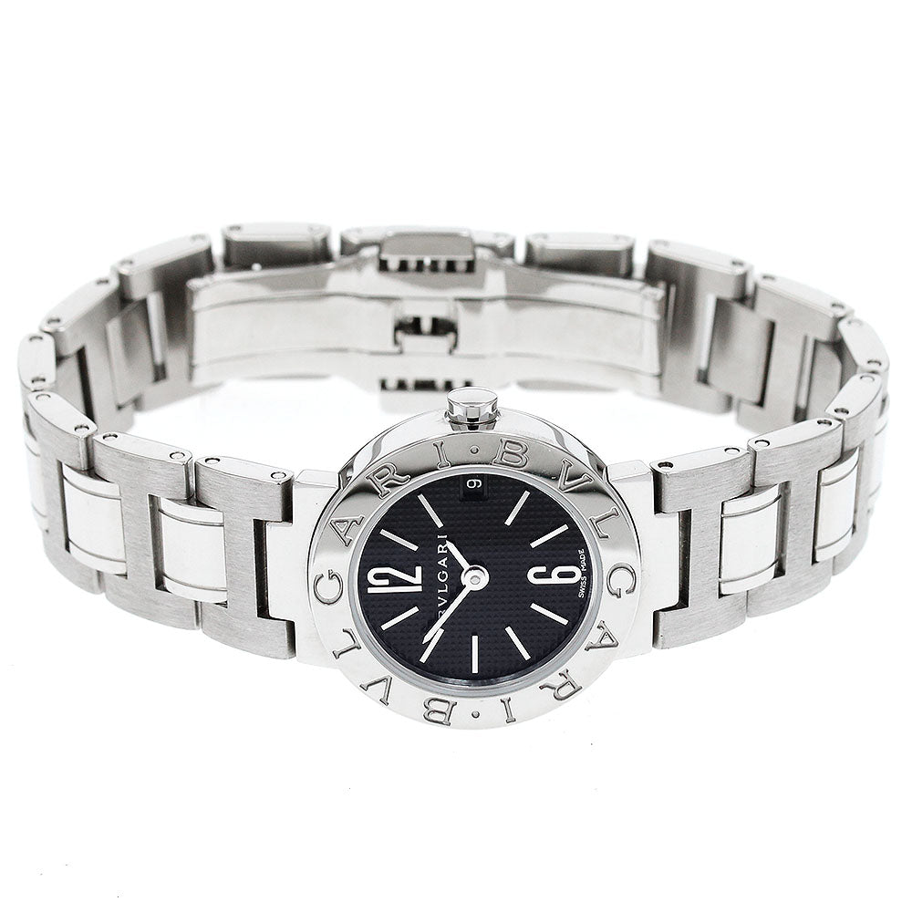 BVLGARI BVLGARIBVLGARI BB23SS Date Black Dial Quartz Ladies Watch_919383