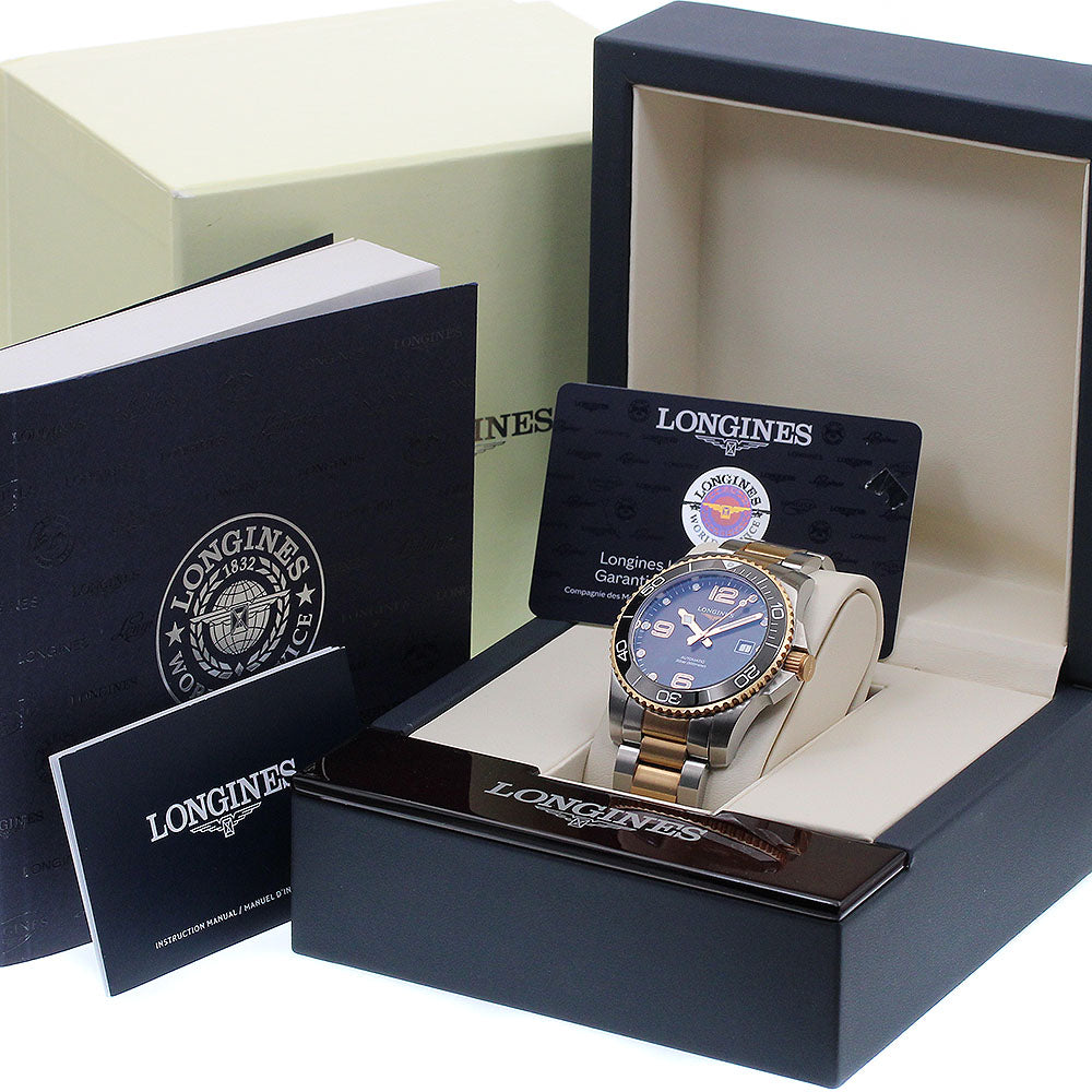 LONGINES Hydro Conquest L3.781.3 Date black Dial Automatic Men's Watch_919387