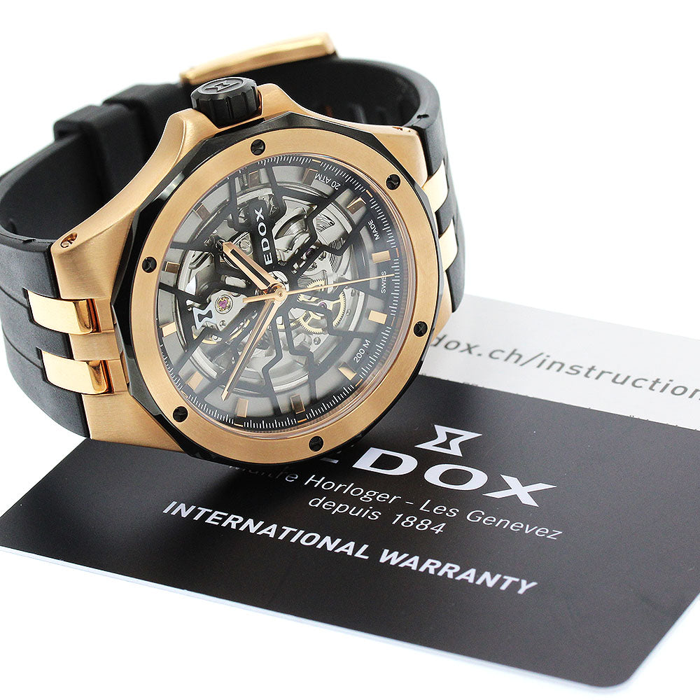 EDOX Delphin Meccano 85303 skeleton Dial Automatic Men's Watch_919388