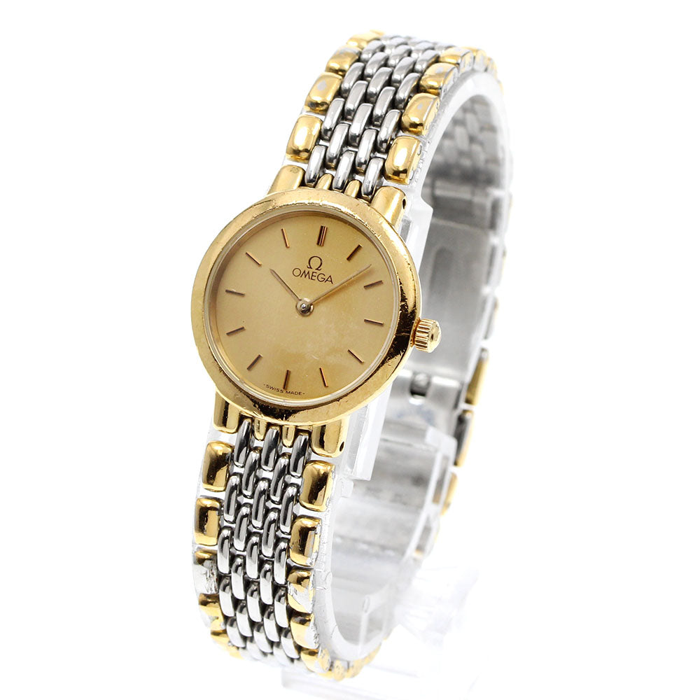 OMEGA De Ville gold Dial Quartz Ladies Watch_919412