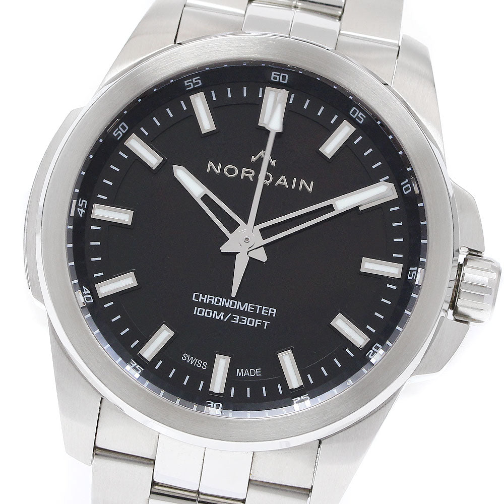 NORQAIN Independence JP NN3000S03A/MBJ301/102SI Black shell Dial Automatic Men's Watch_919415