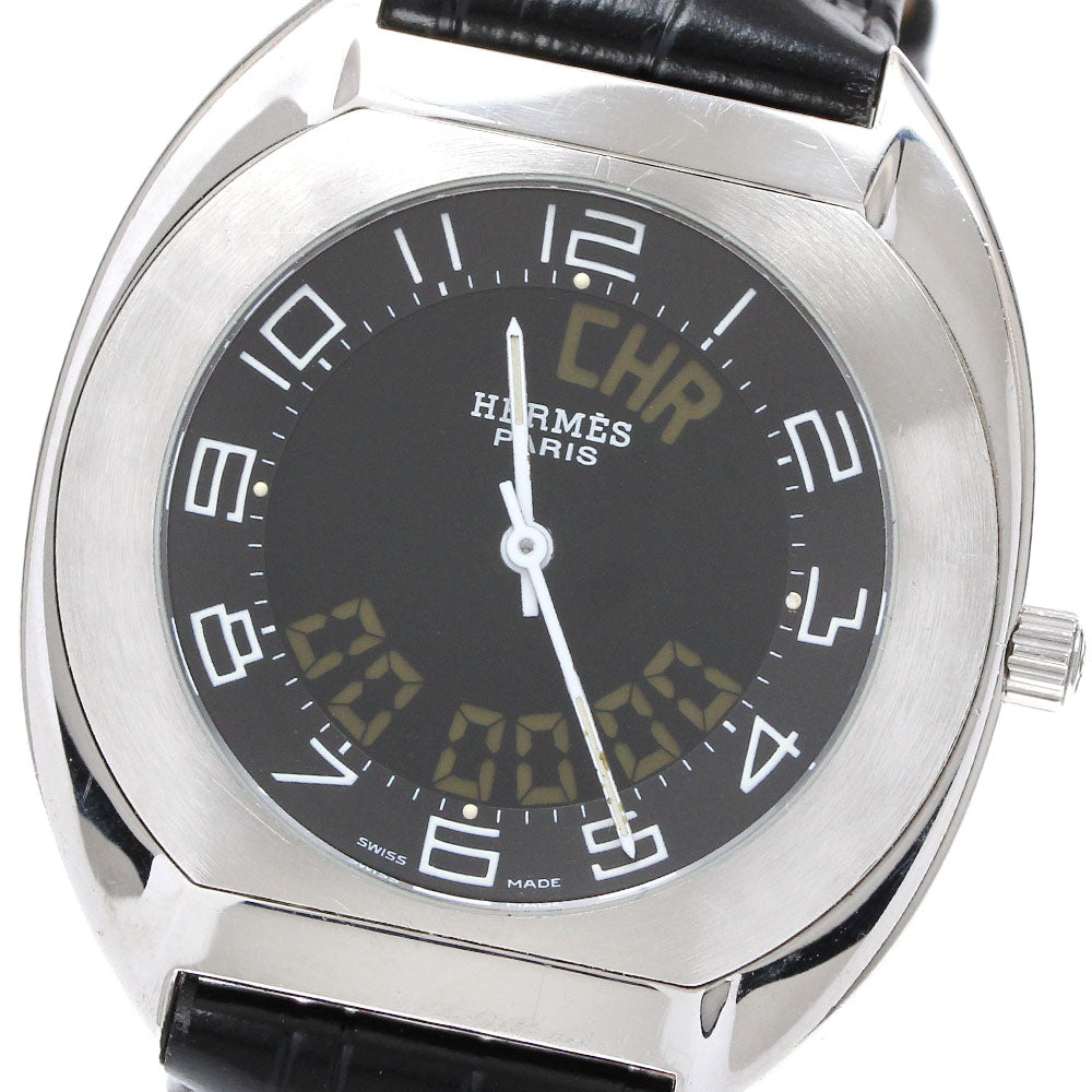 HERMES Espace ES1.710 black Dial Quartz Men's Watch_919418