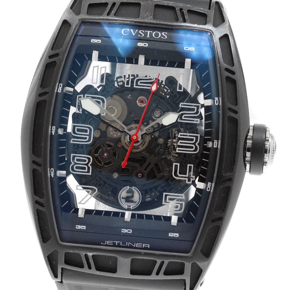 CVSTOS Challenge Jetliner CVT-JET-SL-LTD-R skeleton Dial Automatic Men's_919431