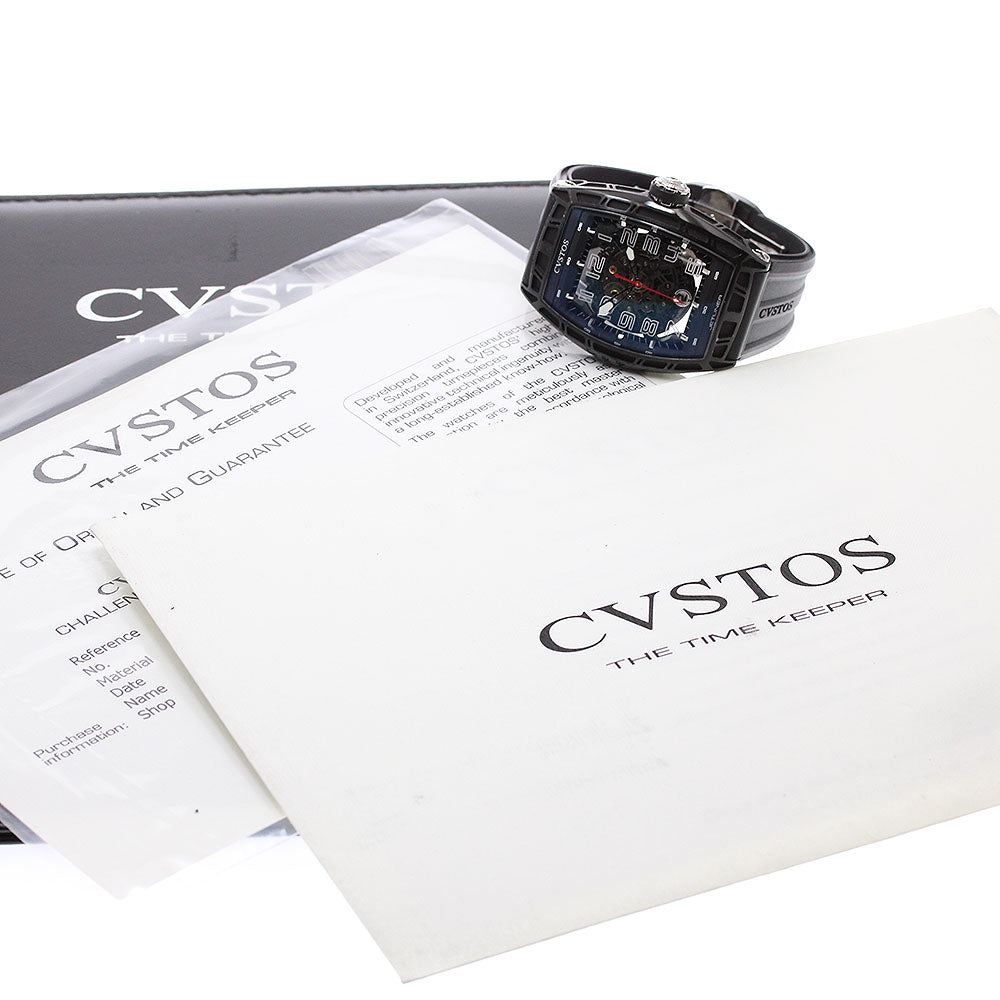 CVSTOS Challenge Jetliner CVT-JET-SL-LTD-R skeleton Dial Automatic Men's_919431