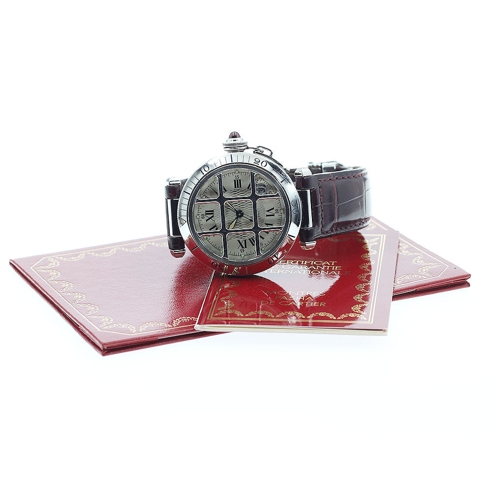 CARTIER Pasha grid W3102255 150th anniversary model limited to 1847 pieces Silver Dial Automatic Men's Watch_919432