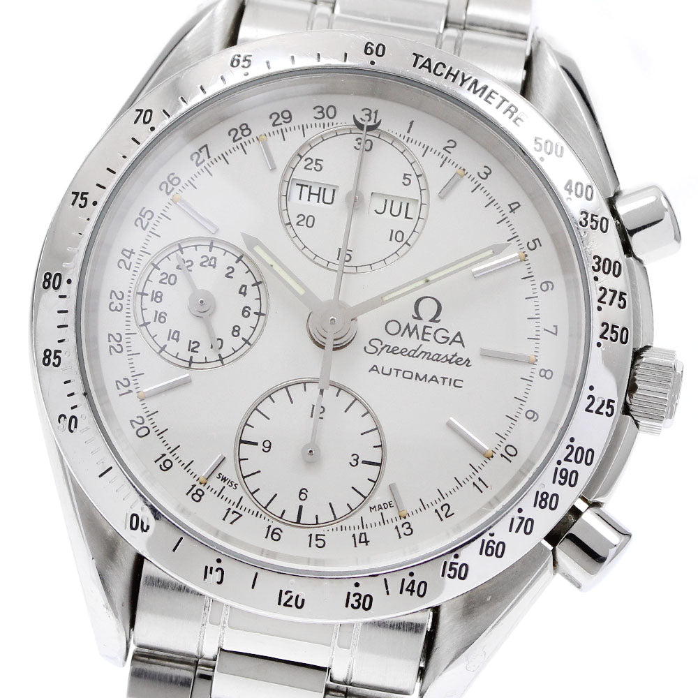 OMEGA Speedmaster 3521.30 Triple calendar Silver Dial Auto Men's Watch_919435