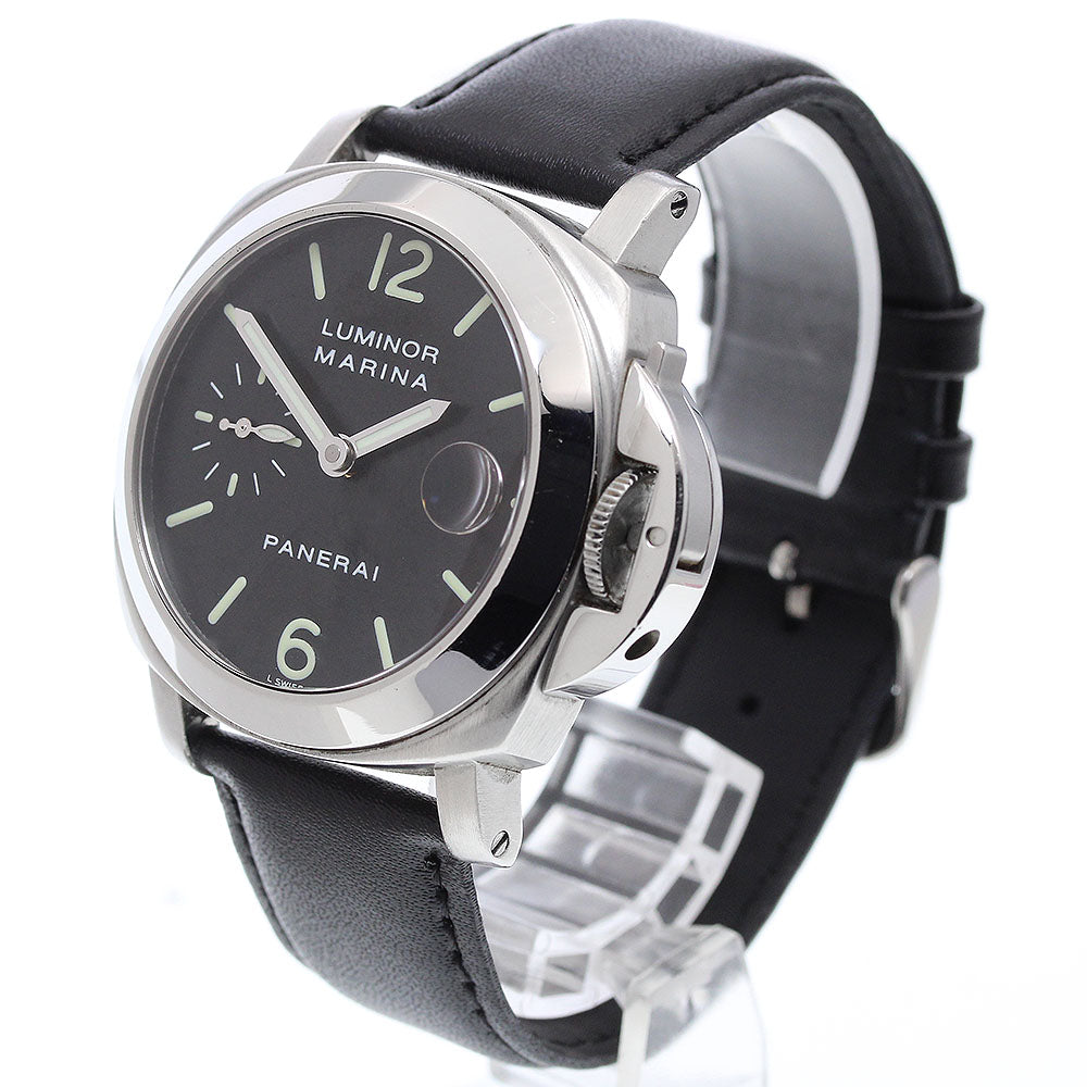 PANERAI Luminor Marina PAM00048 Small Second Date Automatic Men's Watch_919453