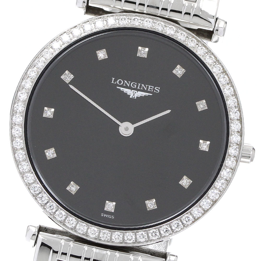 LONGINES La Grand Classic L4.513.0.58.6 Diamond Bezel Quartz Ladies Watch_919461