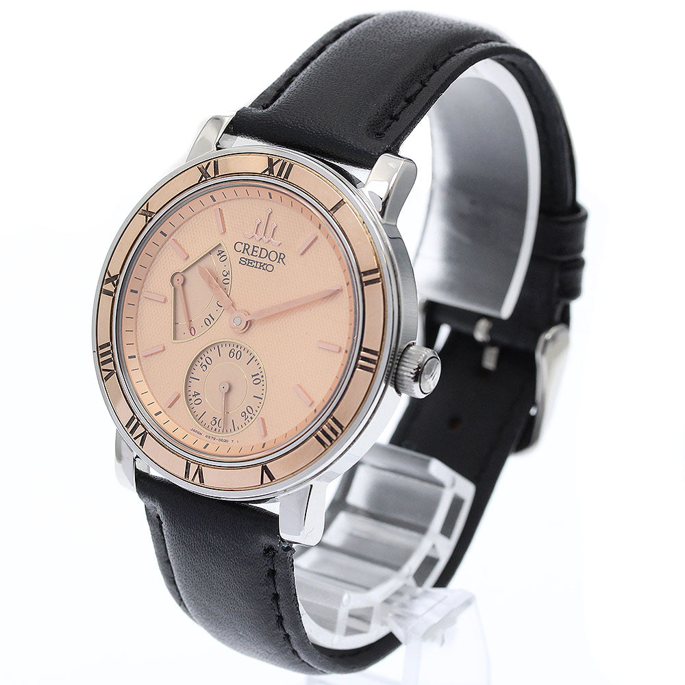 SEIKO CREDOR mechanical 4S79-0020/GCAY998 K18PG Hand Winding Men's Watch_919462