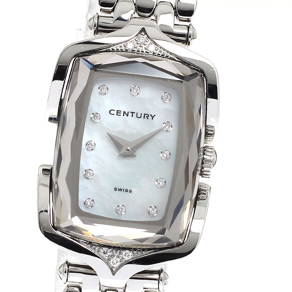 CENTURY Affinity 432.7.S.12.16.SK diamond White shell Dial Quartz Ladies Watch_919471