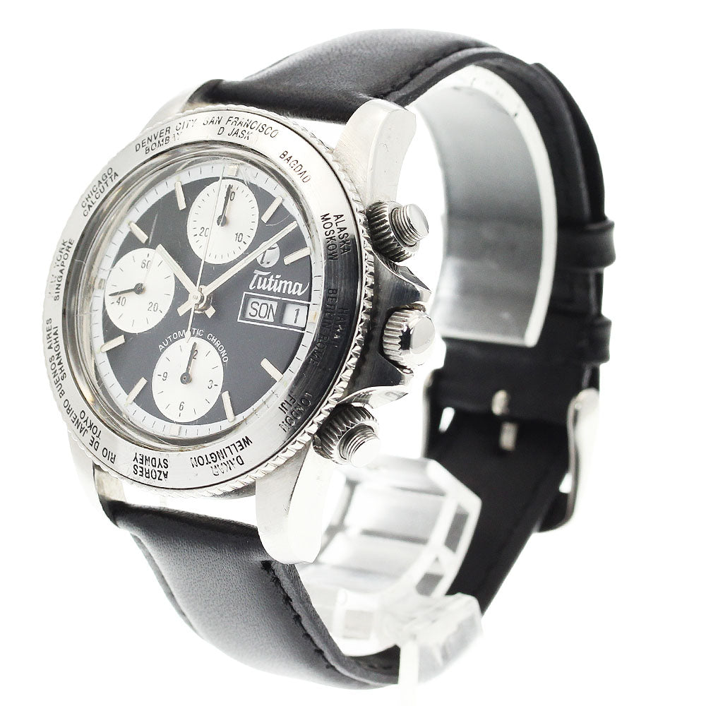 TUTIMA Barjou 7750 793 Chronograph day date Automatic Men's Watch_919476