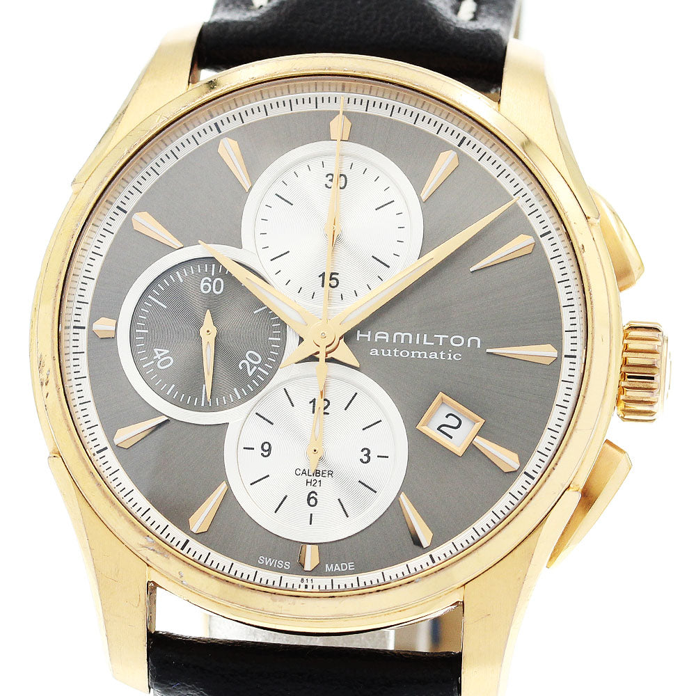 HAMILTON Jazz master H325460 Chronograph Silver Dial Automatic Men's_919491