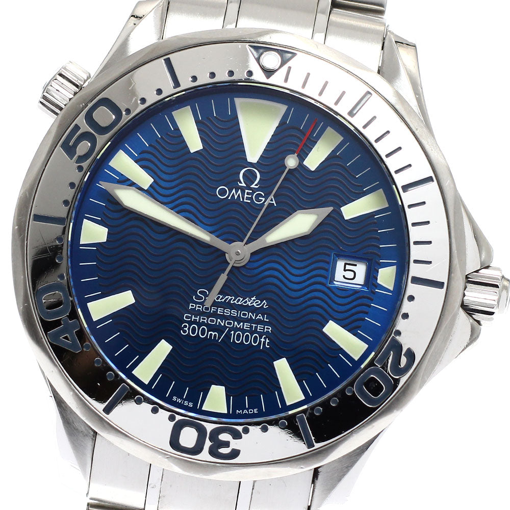 OMEGA Seamaster 300 2255.80 Date blue Dial Automatic Men's Watch_919512
