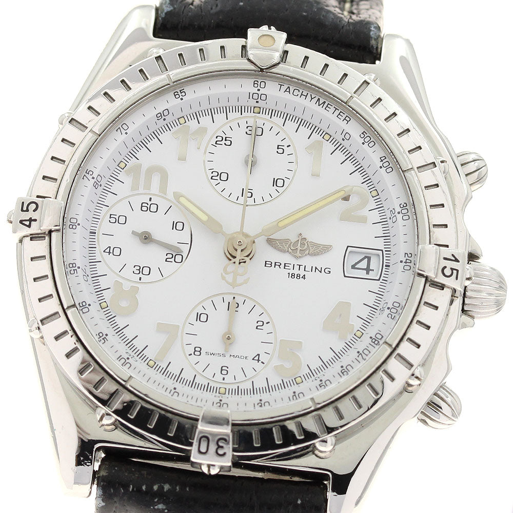 BREITLING Chronomat A13050.1 Chronograph white Dial Automatic Men's Watch_919521