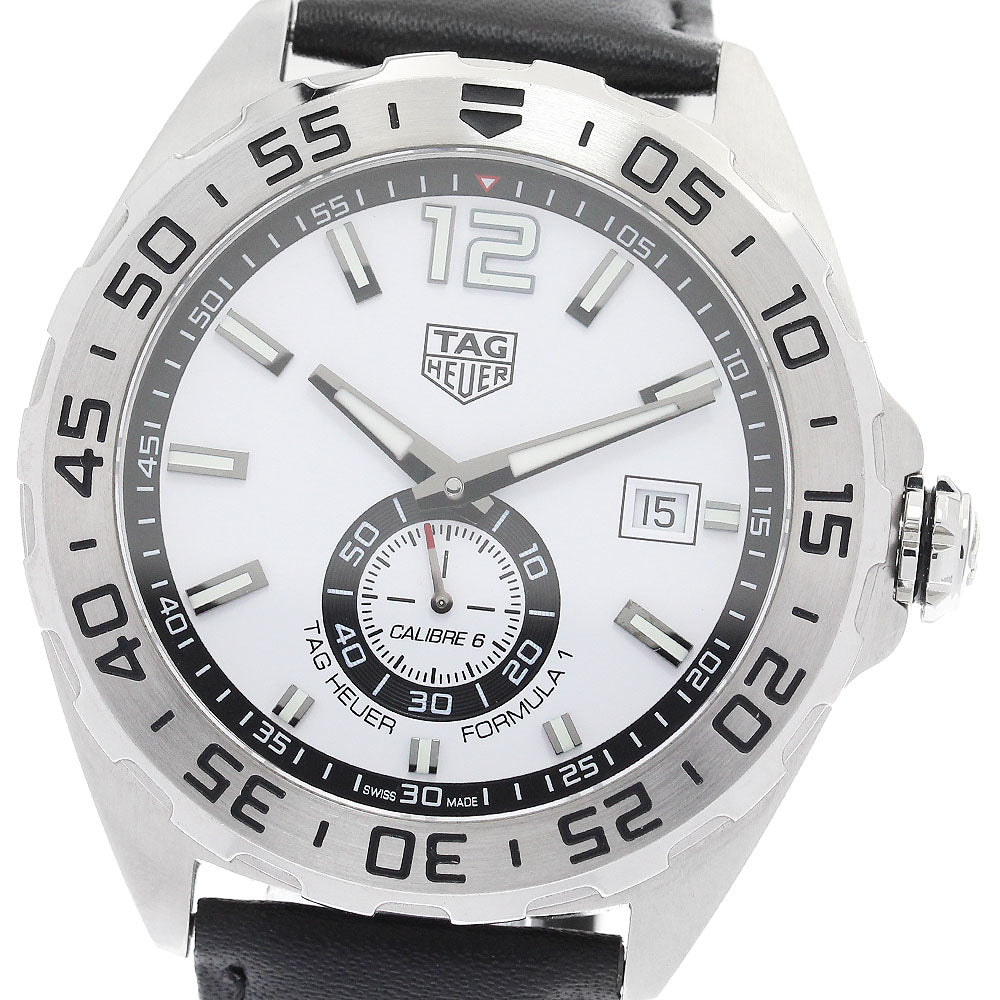 TAG HEUER Formula 1 WAZ2013 Caliber 6 white Dial Automatic Men's Watch_919527