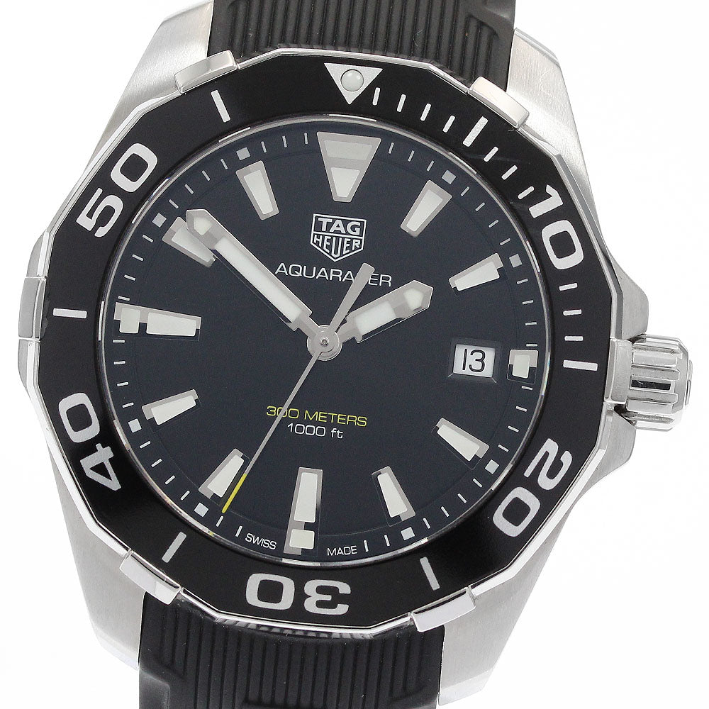 TAG HEUER Aqua racer WAY111A.FT6151 Date black Dial Quartz Men's Watch_919542