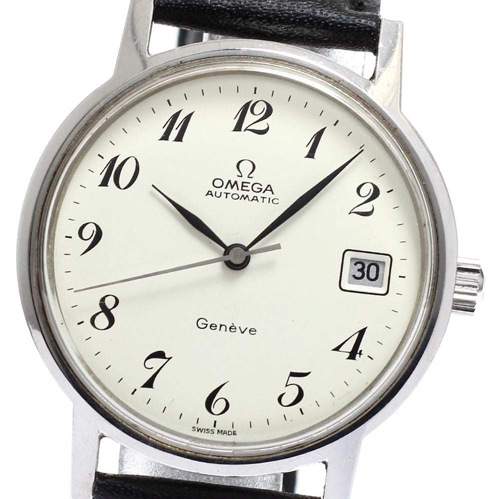 OMEGA Geneve 166.0163 Date Cal.1012 beige Dial Automatic Men's Watch_919548