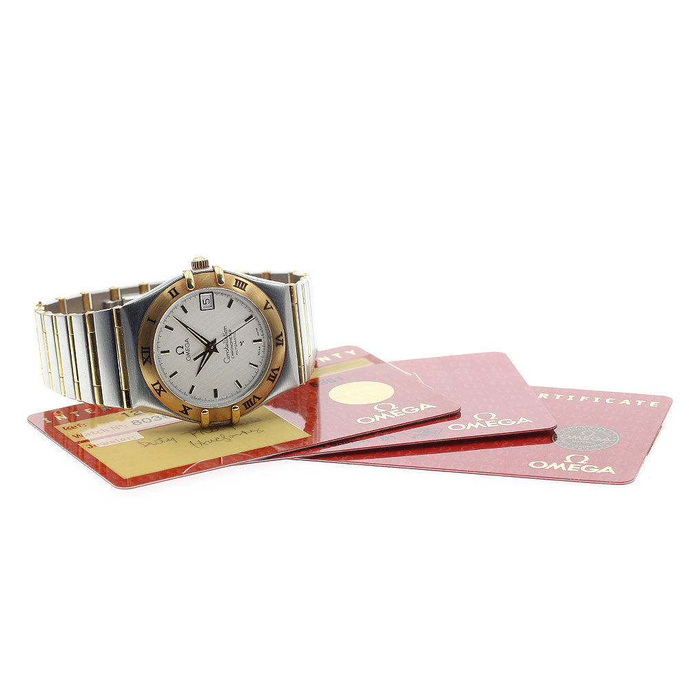 OMEGA Constellation 1202.30 Chronometer full bar white Dial AT Men's_919561