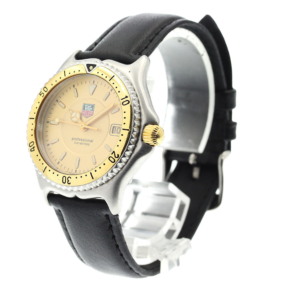 TAG HEUER S/el Professional 200 WI1251 Date gold Dial Quartz Boy's Watch_919576