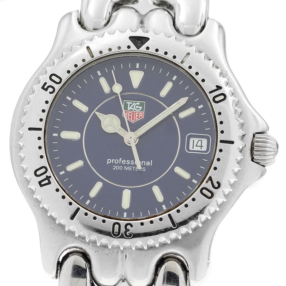 TAG HEUER S/el WG111A Date Navy Dial Quartz Men's Watch_919577