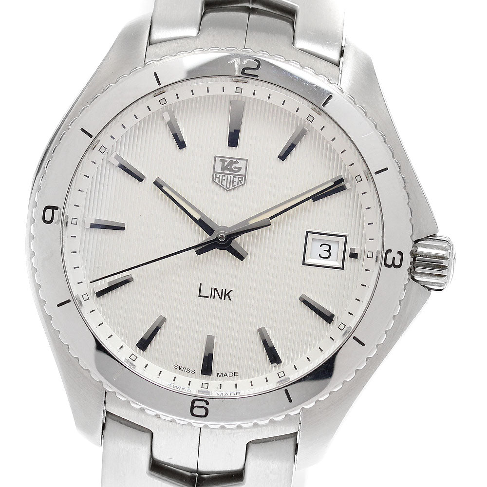 TAG HEUER Link WAT1111.BA0950 Date Silver Dial Quartz Men's Watch_919634