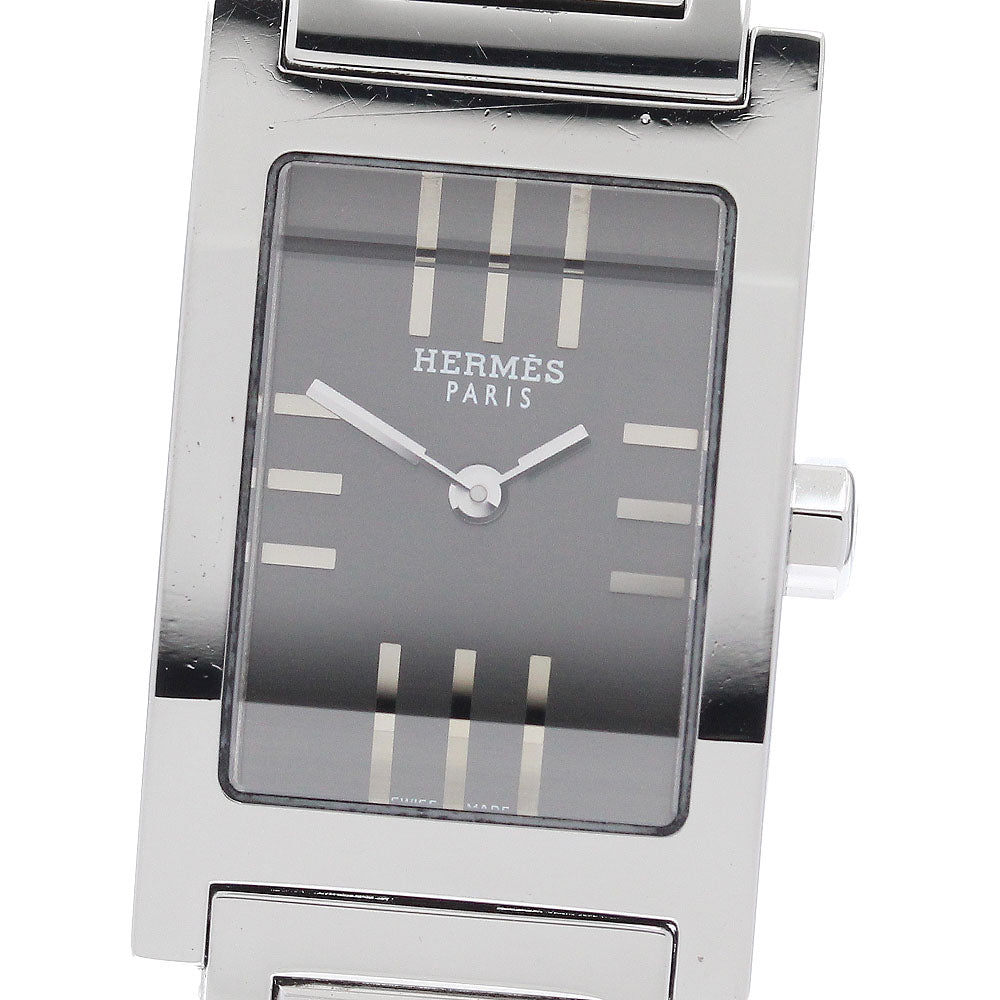 HERMES tandem TA1.210 gray Dial Quartz Ladies Watch_919635