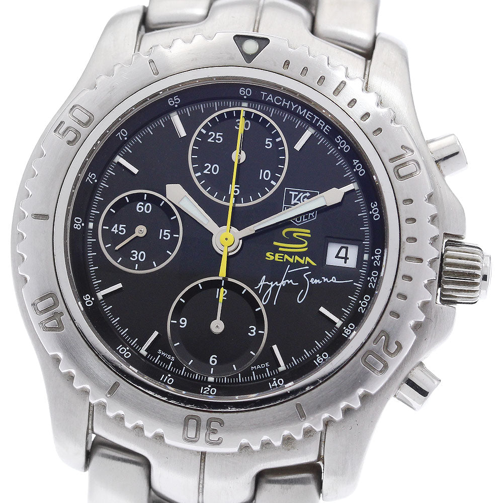 TAG HEUER Link Ayrton Senna limited model CT2115 Date AT Men's Watch_919636