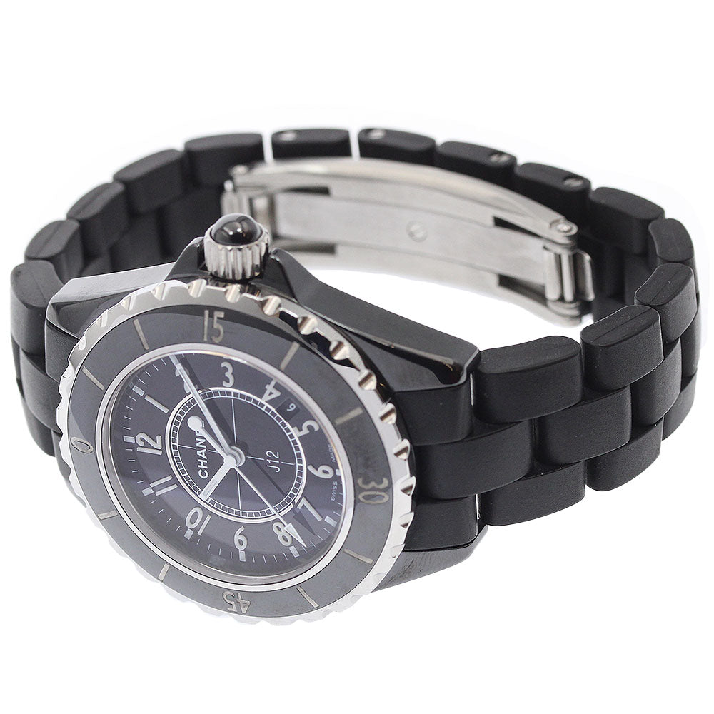 CHANEL J12 H0681 Black ceramic date black Dial Quartz Ladies Watch_919649
