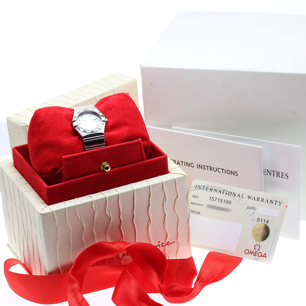 OMEGA Constellation Mini My Choice 1571.51 gray Dial Quartz Ladies Watch_919653