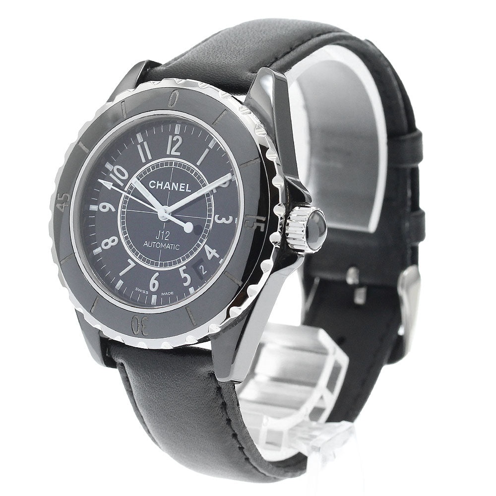 CHANEL J12 38MM H0683 Black ceramic black Dial Automatic Men's Watch_919659