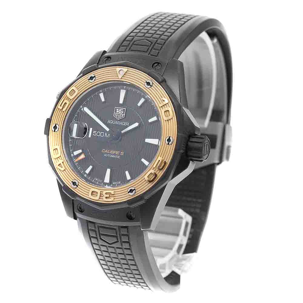 TAG HEUER Aqua Racer Caliber 5 WAJ2182 Date black Dial Automatic Men's_919663