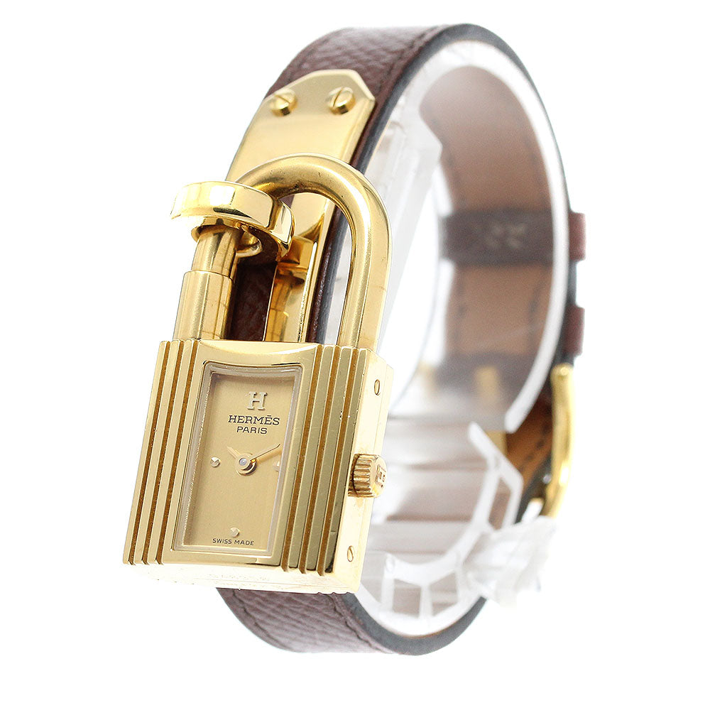 HERMES Kelly Clochette gold Dial Quartz Ladies Watch_919674