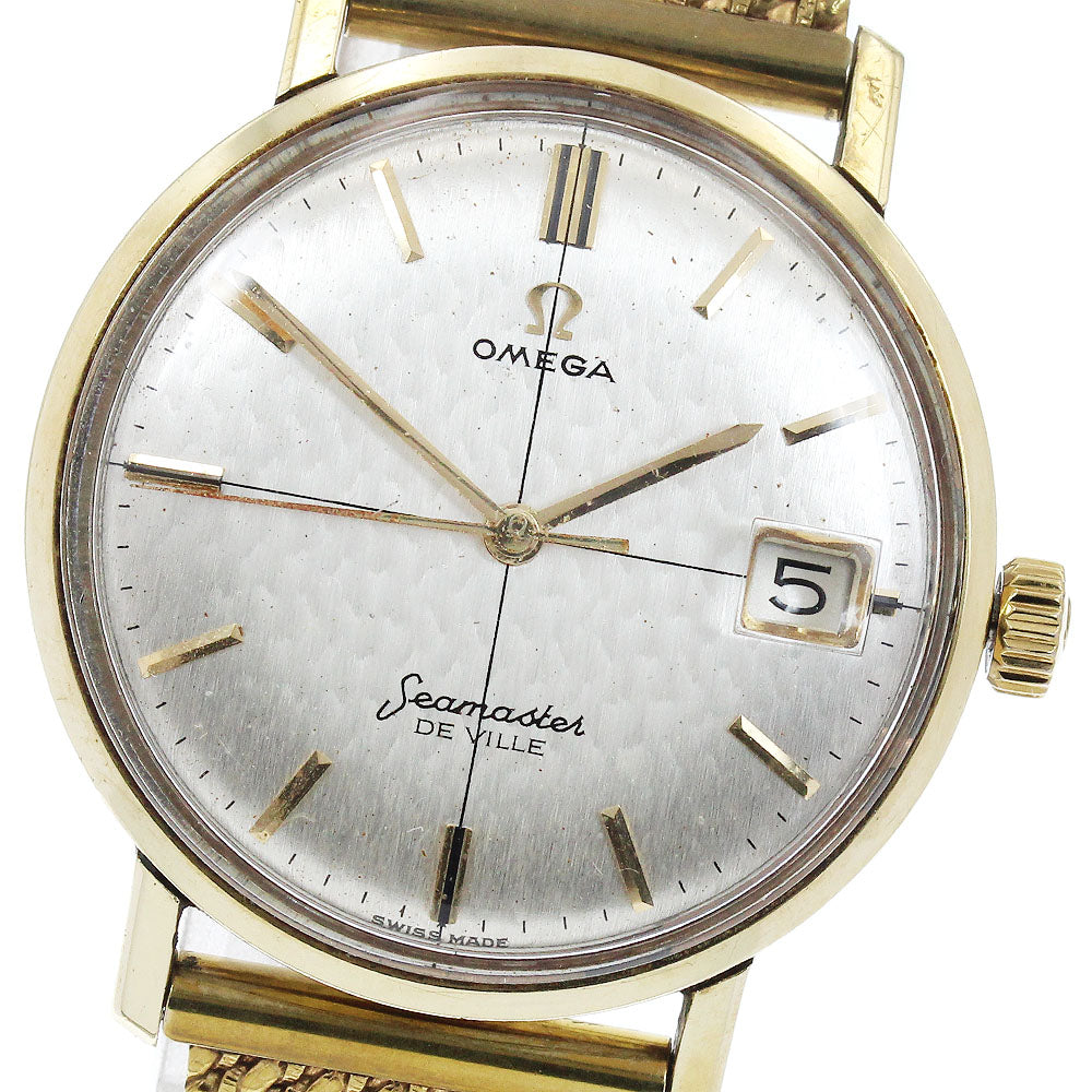 OMEGA SeamasterDe Ville Date Silver Dial Hand Winding Men's Watch_919693