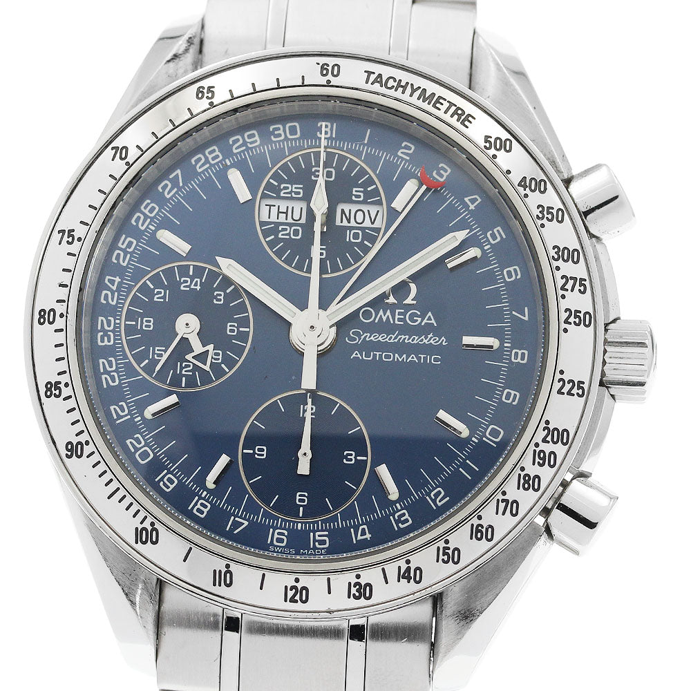 OMEGA Speedmaster 3523.80 Triple calendar Navy Dial Automatic Men's Watch_919694