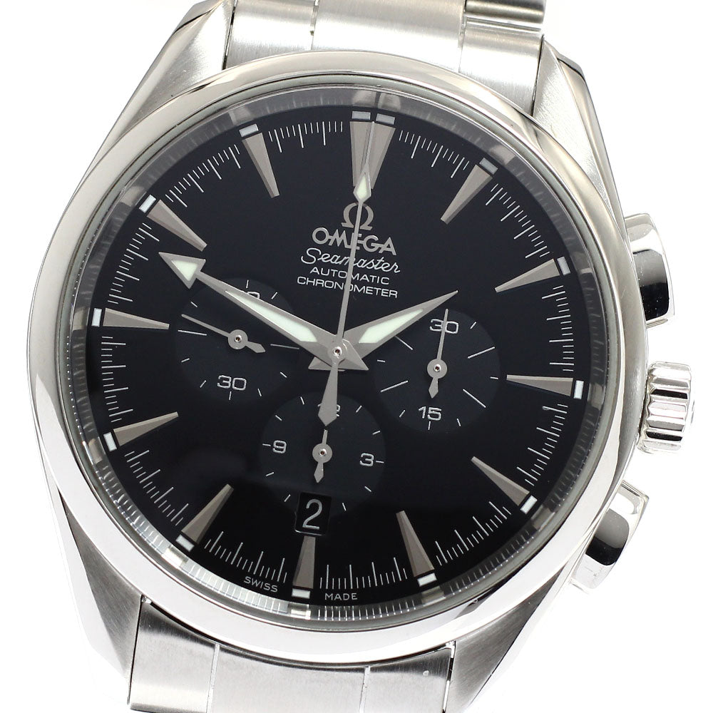OMEGA Seamaster Aqua Terra 2512.50 Chronograph black Dial AT Men's Watch_920030
