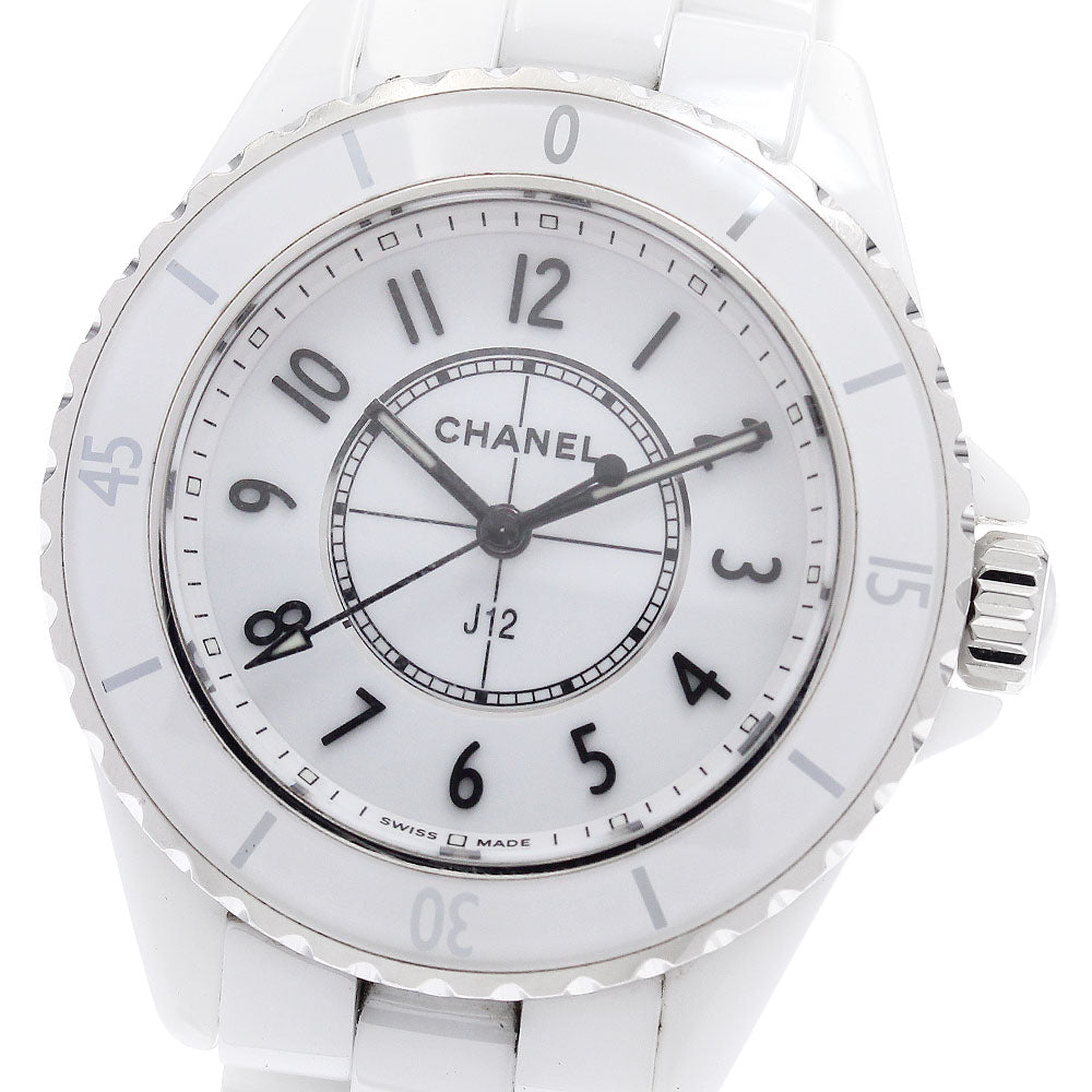 CHANEL J12 Calibre 12.2 H5698 White Ceramic white Dial Quartz Ladies_920034