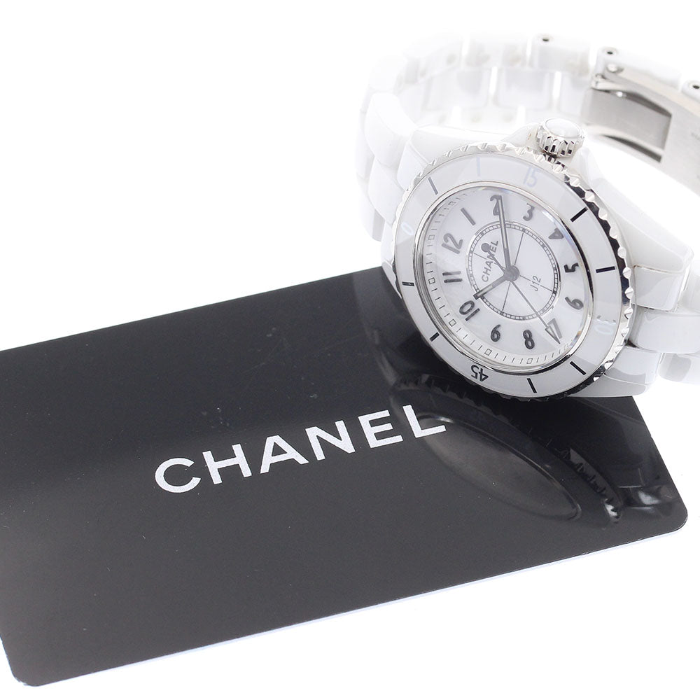 CHANEL J12 Calibre 12.2 H5698 White Ceramic white Dial Quartz Ladies_920034